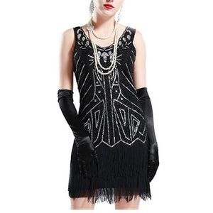 BABEYOND Women’s 1920 Flapper Dress, Great Gatsby